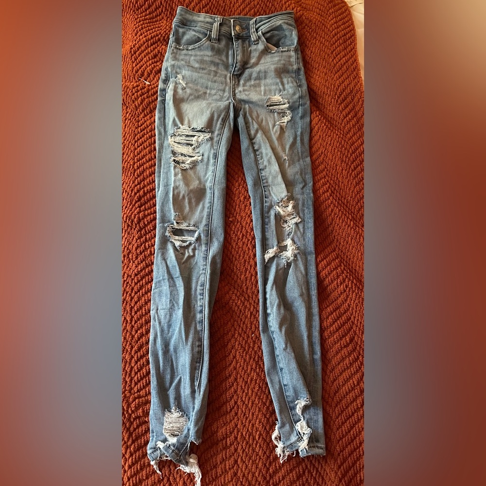 American Eagle, NE(X)T level stretch, size 000 short, skinny